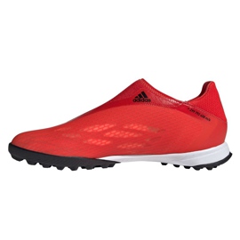 Scarpe da calcio Adidas X Speedflow.3 Ll Tf M FY3266 multicolore arance e rosse 1