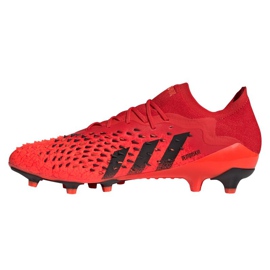 Scarpe da calcio Adidas Predator Freak.1 Low Ag M GZ2809 rosso arance e rossi 1