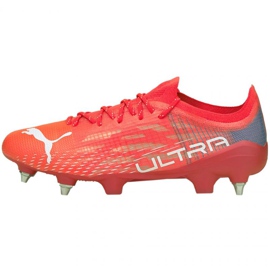 Scarpe da calcio Puma Ultra 1.3 MxSG M 106513 01 rosso arance e rossi 1
