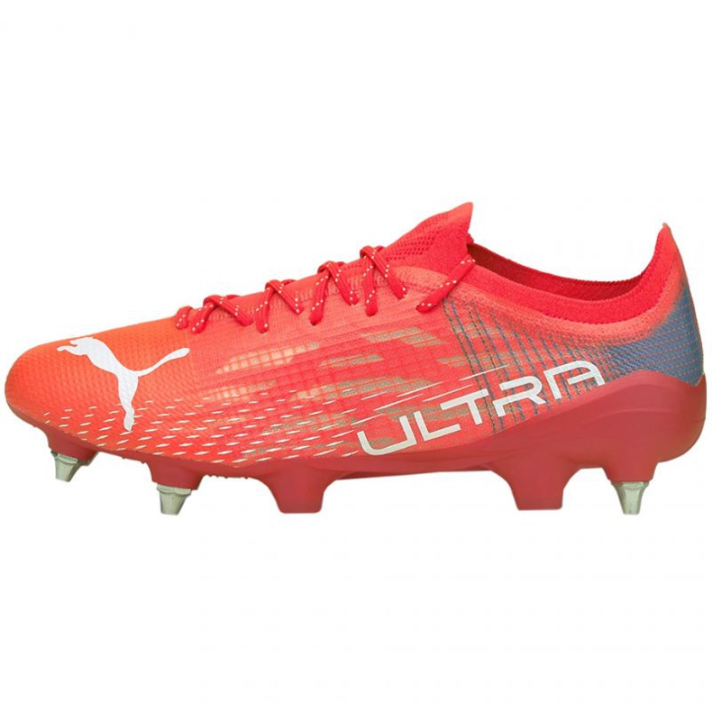 Scarpe da calcio Puma Ultra 1.3 MxSG M 106513 01 rosso arance e rosse 1