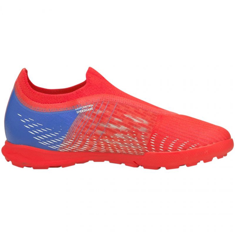 Scarpe da calcio Puma Ultra 3.3 Tt Jr 106531 01 rosso arance e rosse 1