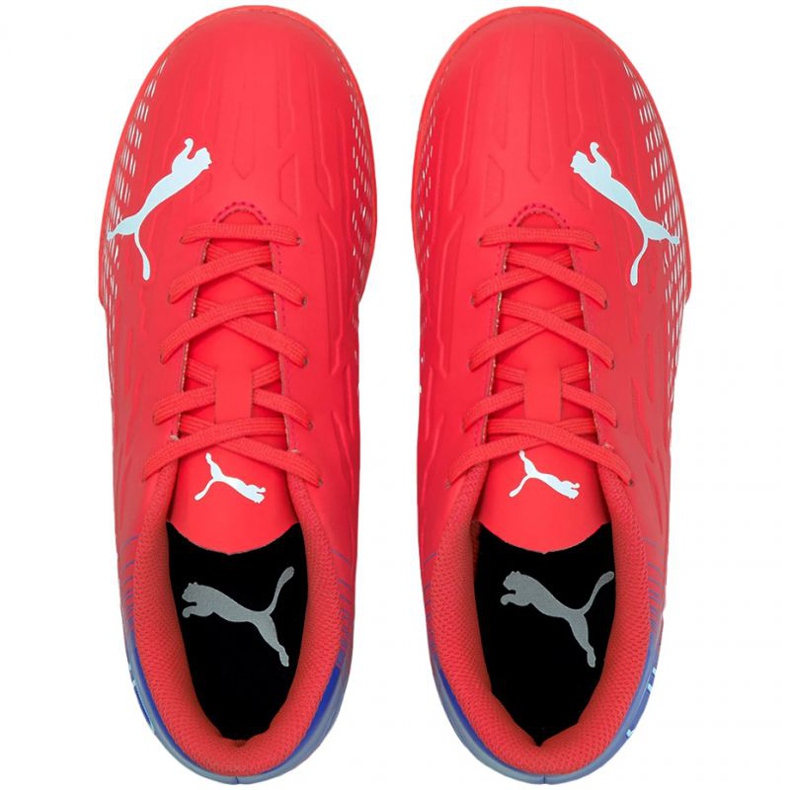 Scarpe da calcio Puma Ultra 4.3 Tt Jr 106541 01 rosso arance e rosse 1