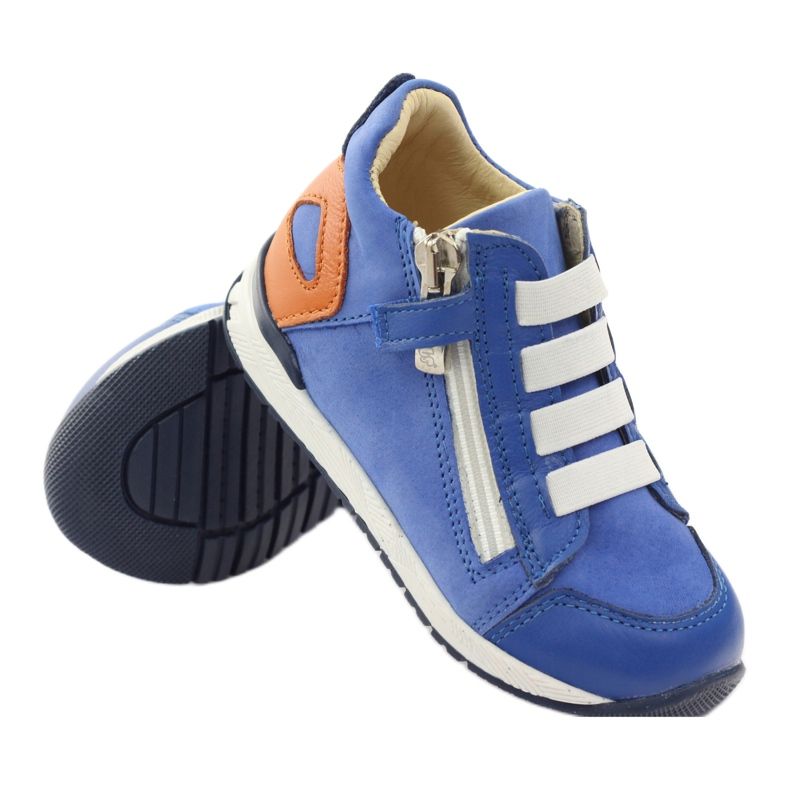 Scarpe slider blu Bartuś 181 arancia bianco 3