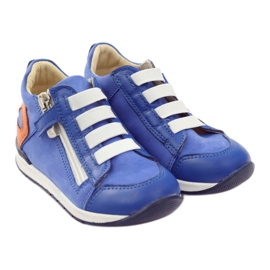Scarpe slider blu Bartuś 181 arancia bianca 4