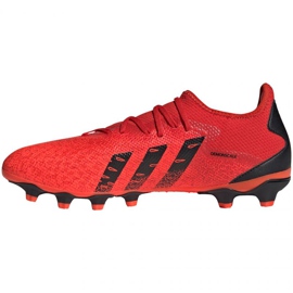 Scarpe da calcio Adidas Predator Freak.3 Mg LM GZ2824 multicolore arance e rossi 1
