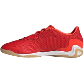 Scarpe da calcio Adidas Copa Sense.3 In Sala M FY6192 rosso arance e rossi 1