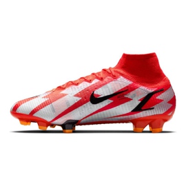 Nike Mercurial Superfly 8 Elite CR7 Fg M DB2858-600 scarpe da calcio bianco, rosso arance e rossi 1