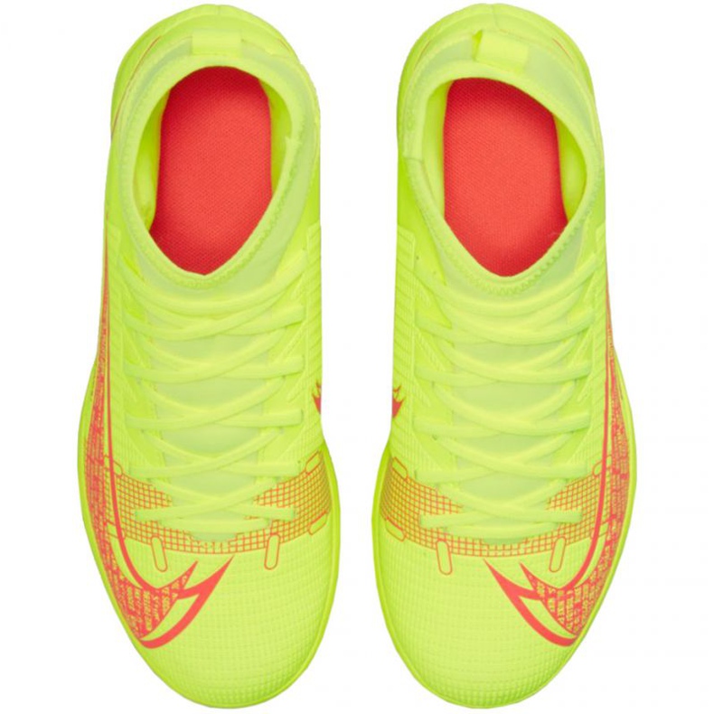 Nike Mercurial Superfly 8 Club Tf Jr CV0795 760 scarpe da calcio giallo gialli 1