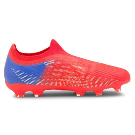 Scarpe da calcio Puma Ultra 3.3 Fg / Ag Jr 106529-01 rosso arance e rosse 1