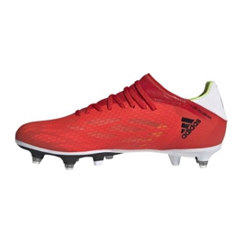 Scarpe da calcio Adidas X Speedflow.3 Sg M FY3286 multicolore arance e rossi 1