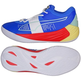 Puma Fusion Nitro M 195514 02 scarpe da corsa blu 1