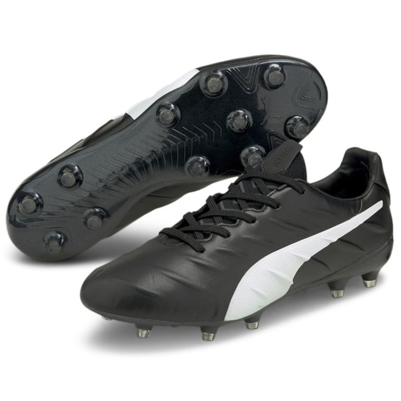 Scarpe da calcio Puma King Platinum 21 FG/AG 106478 01 nero nero 1