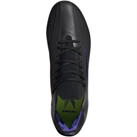 Scarpe da calcio Adidas X Speedflow.2 Fg M FY3288 nero, nero, viola nero 1