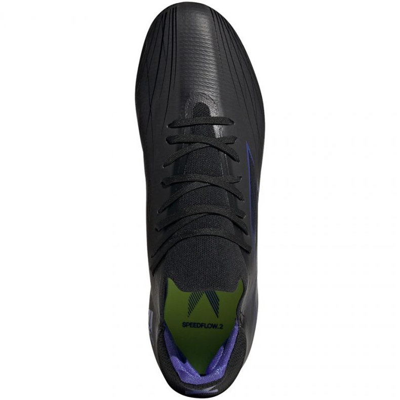 Scarpe da calcio Adidas X Speedflow.2 Fg M FY3288 nero, nero, viola nero 1