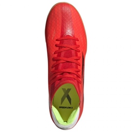 Scarpe indoor adidas X Speedflow.3 In M FY3300 rosso arance e rosse 1