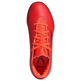 Scarpe da calcio Adidas X Speedflow.4 Tf Jr FY3327 rosso arance e rossi 1