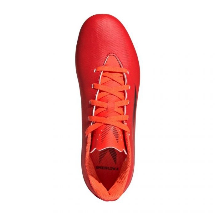 Scarpe da calcio Adidas X Speedflow.4 FxG Jr FY3319 rosso arance e rosse 1