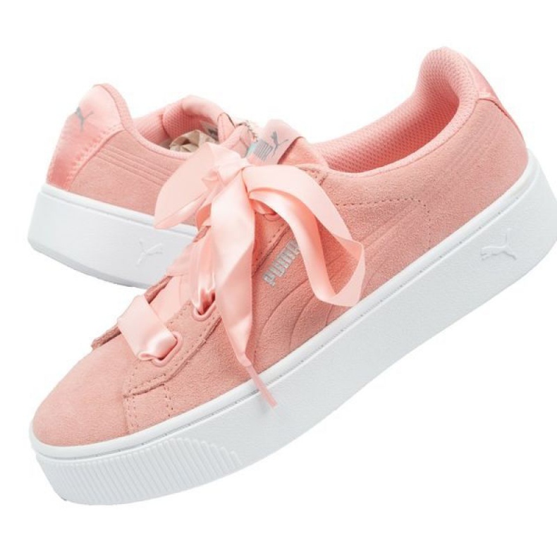 Puma Vikky Stacked Ribbon SW 369731 01 rosa argento 1