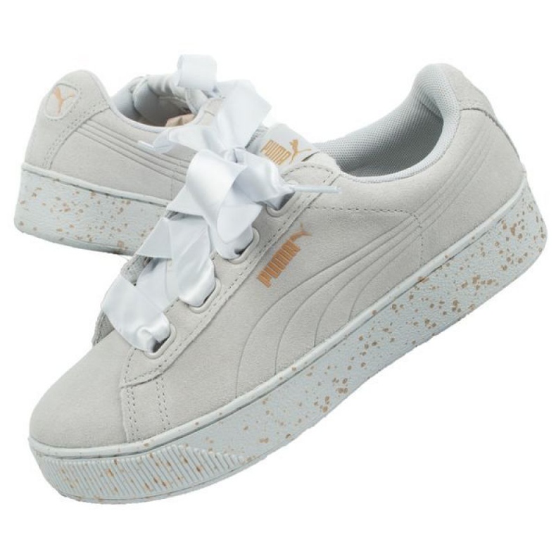 Puma Vikky Platform Ribbon W 366815 02 grigio 1