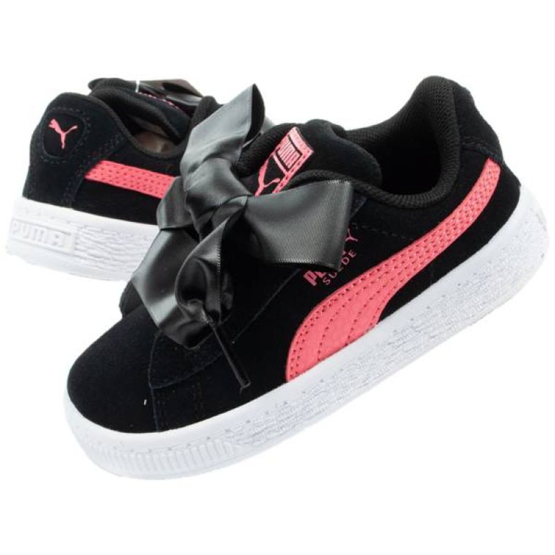 Puma Suede Heart Jewel Jr 370570 02 nero 1