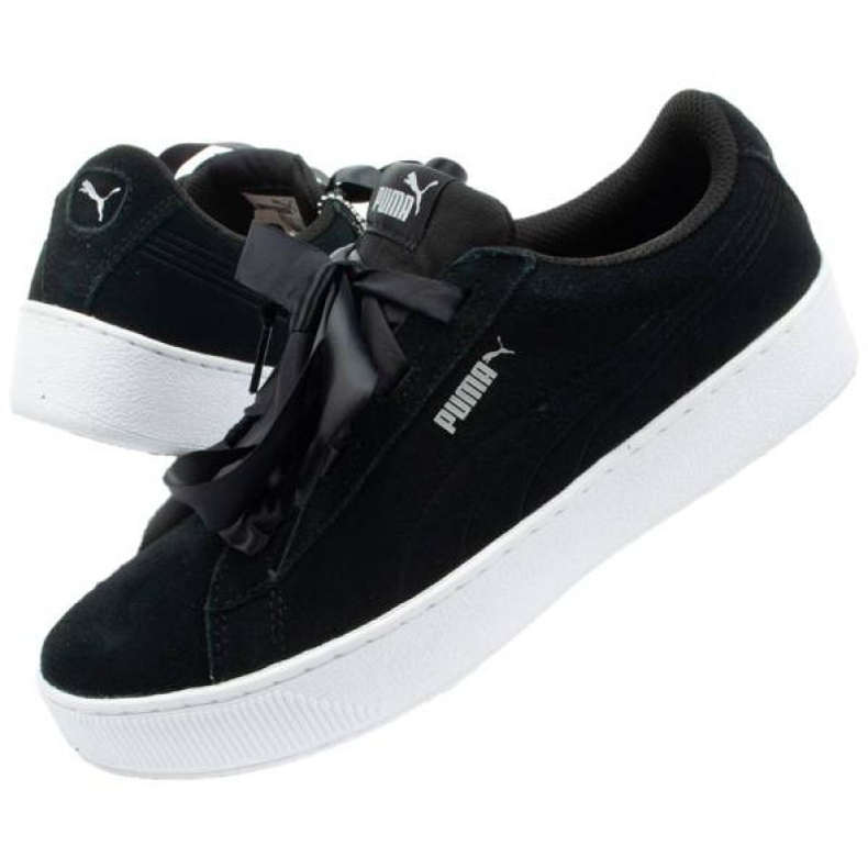 Puma Vikky Platform Ribbon W 367642 03 nero 1