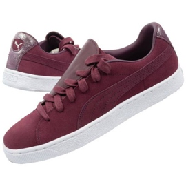 Puma Suede Crush Frosted W 370194 02 rosso 1