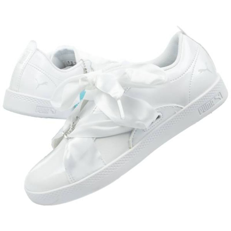 Scarpe Puma Smash Wns Bkl Patent W 369638 01 bianco 1