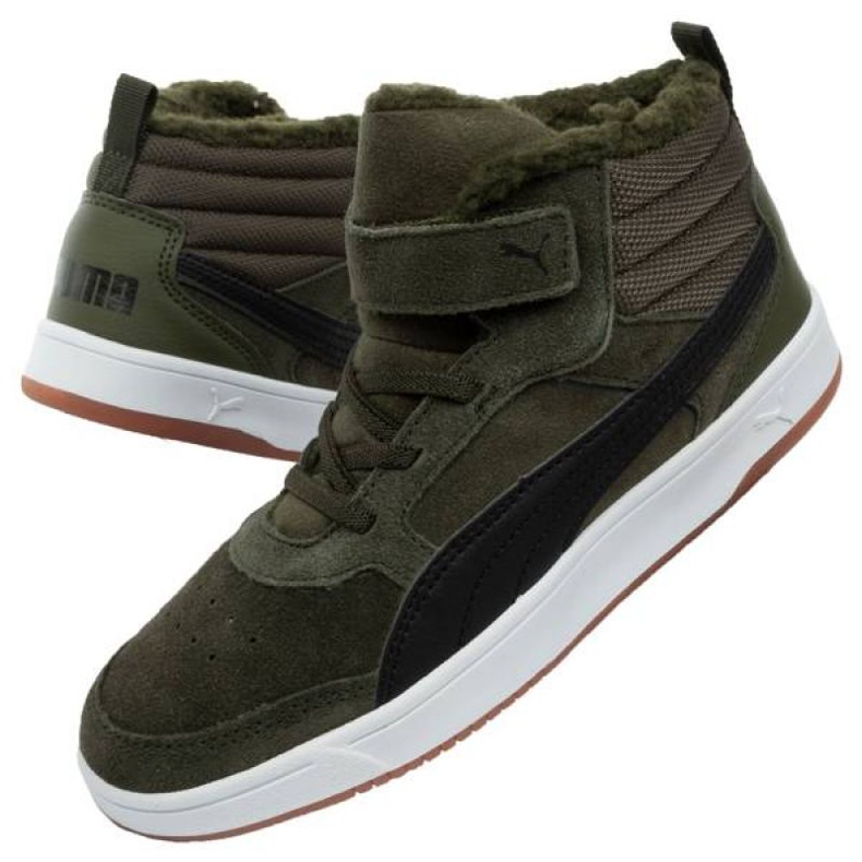 Scarpe Puma Rebound Street Sd Fur Ps 367869 02 verde 1