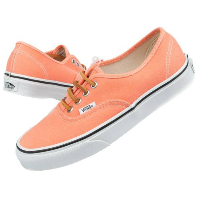 Scarpe Vans Authentic 0VOEAQH nero arancia 1