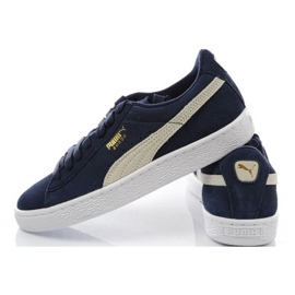 Scarpe classiche in pelle scamosciata Puma 356568 51 blu 1