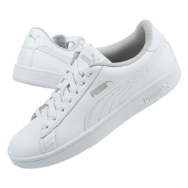 Puma Smash V2 Jr 365170 02 bianco blu 1