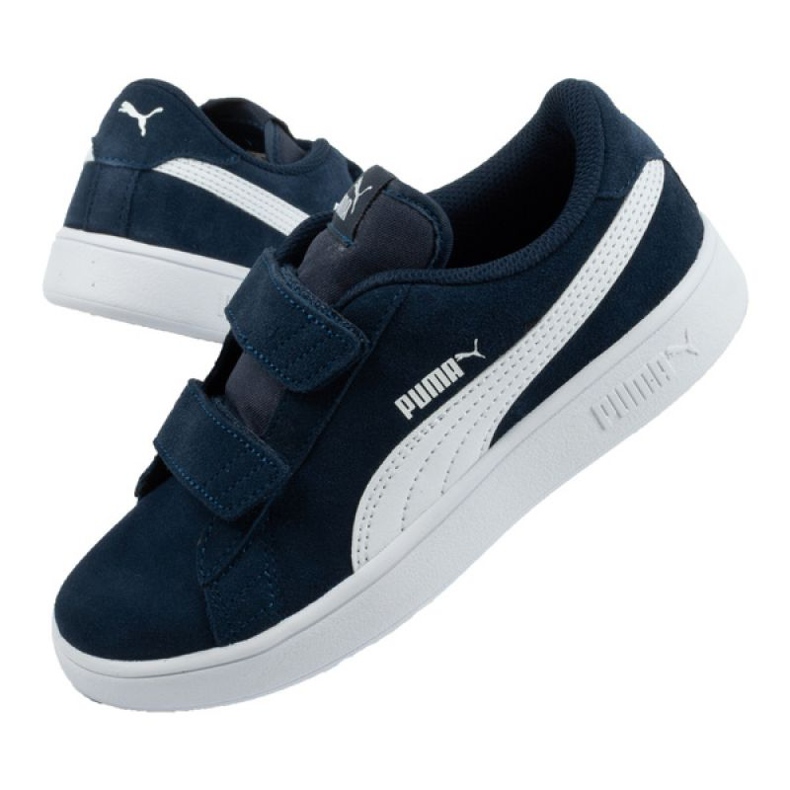 Puma Smash v2 Jr 365177 02 nero blu navy 1