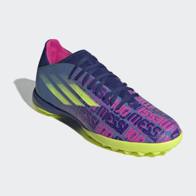 Scarpe da calcio Adidas X Speedflow Messi.3 Tf M FY6896 blu navy, multicolore blu e blu navy 1