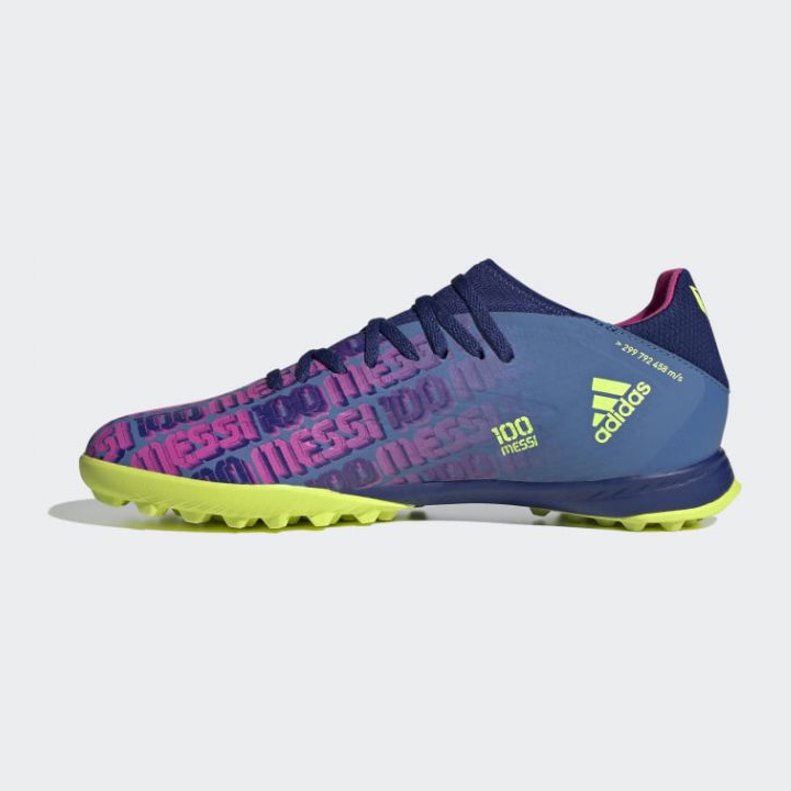 Scarpe da calcio Adidas X Speedflow Messi.3 Tf M FY6896 blu navy, multicolore blu e blu navy 2