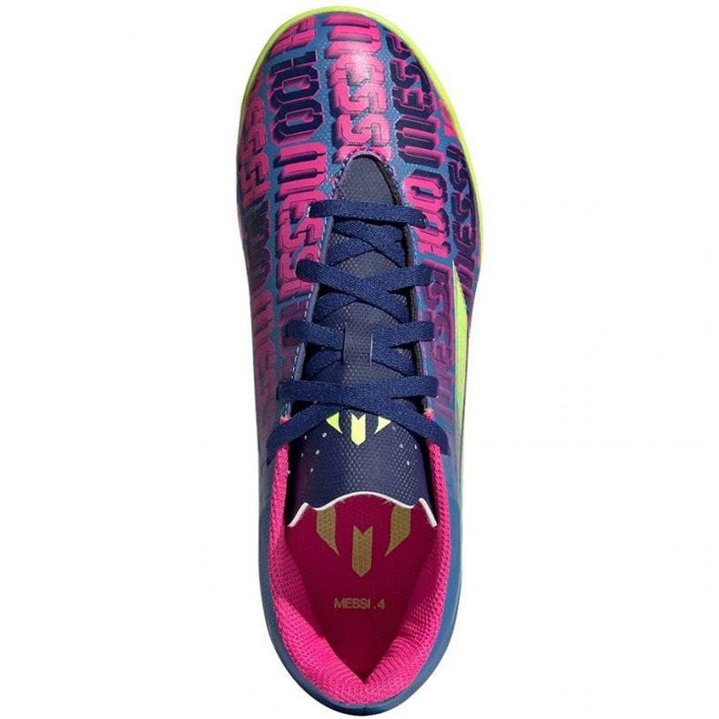 Scarpe da calcio Adidas X Speedflow Messi.4 In Jr FY6914 multicolore blu 1