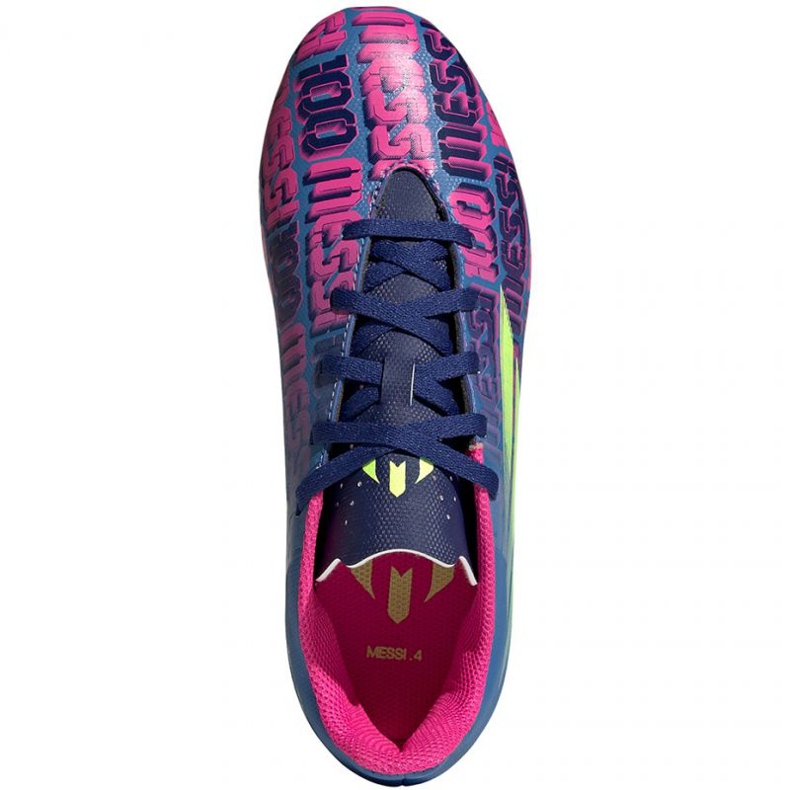 Scarpe da calcio Adidas X Speedflow Messi.4 FxG Jr FY6933 multicolore blu 1