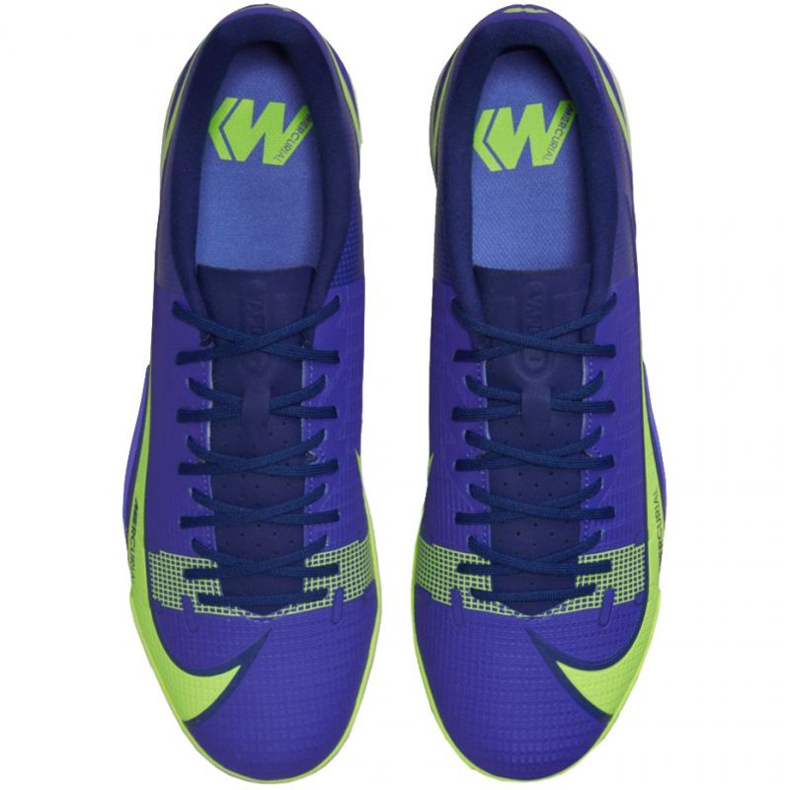 Nike Mercurial Vapor 14 Academy Tf M CV0978 474 scarpe da calcio blu, verde blu 1