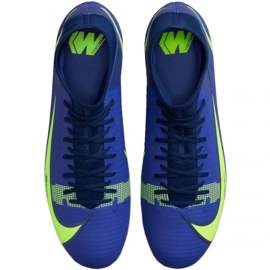 Nike Mercurial Superfly 8 Academy SG-PRO Ac M CW7432 474 scarpe da calcio blu blu 1