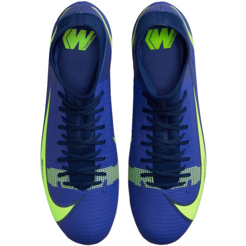 Nike Mercurial Superfly 8 Academy SG-PRO Ac M CW7432 474 scarpe da calcio blu blu 1