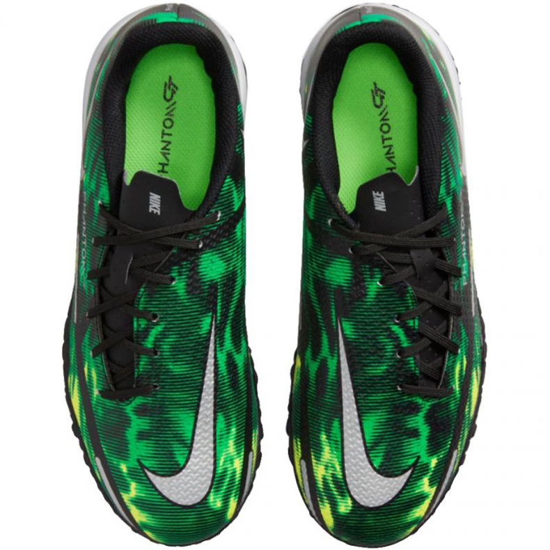 Nike Phantom GT2 Academy Tf Jr DM0739 003 scarpe da calcio multicolore verde 1