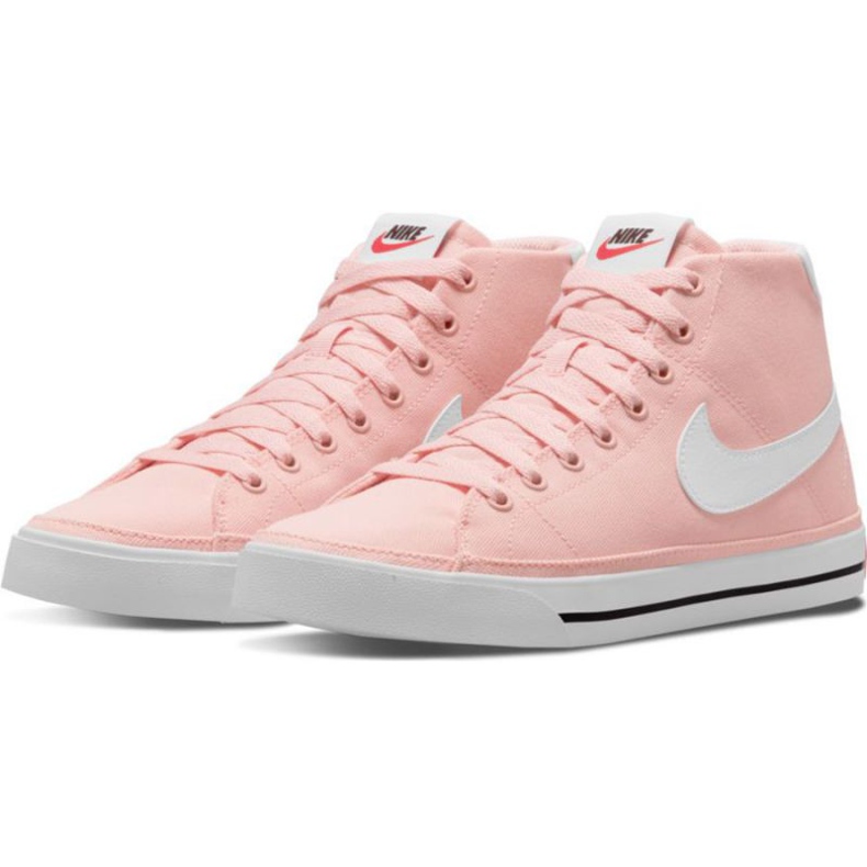 Nike Court Legacy Mid Canvas W DD0161 800 scarpe rosa 1