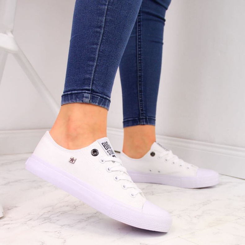 Sneakers basse Big Star W AA274010 bianche bianca 2