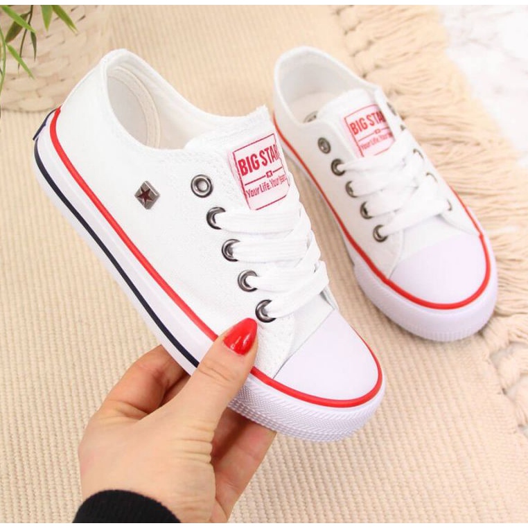 Sneakers Big Star Jr FF374200 bianche bianco 1
