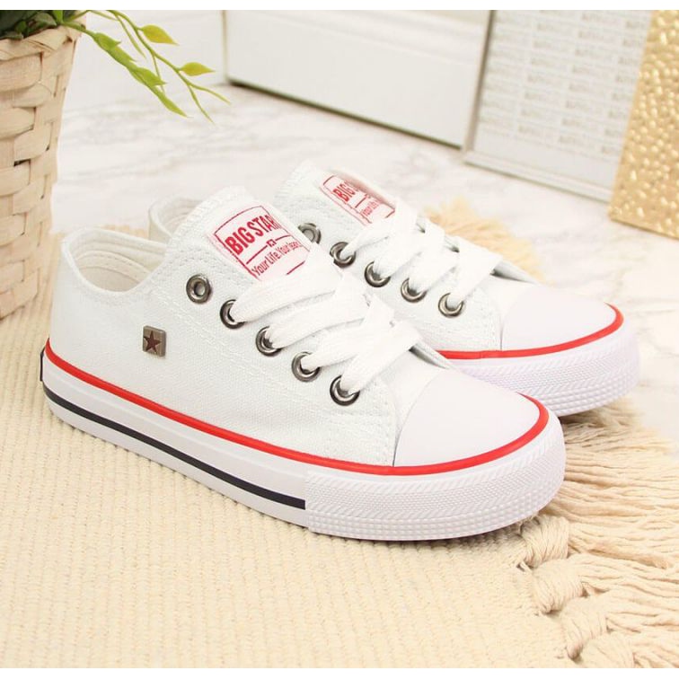 Sneakers Big Star Jr FF374200 bianche bianco 2