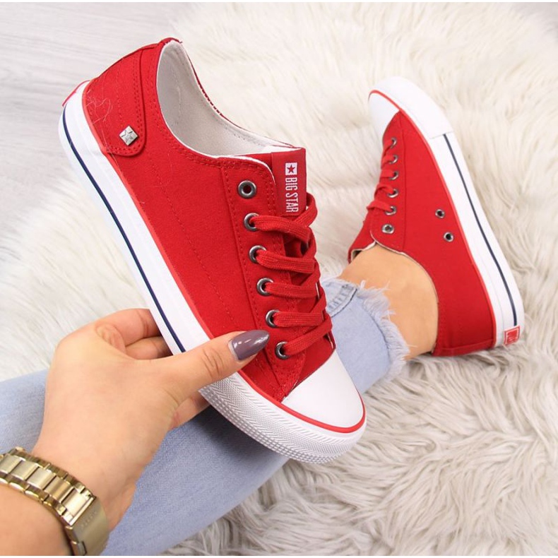 Big Star W DD274339 scarpe rosse bianca rosso 1