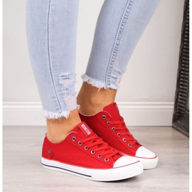 Big Star W DD274339 scarpe rosse bianco rosso 2