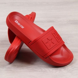 Ciabatte mare in gomma Big Star M DD174689 rosse rosso 1