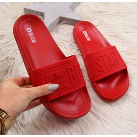 Ciabatte mare in gomma Big Star W DD274A270 rosse rosso 1