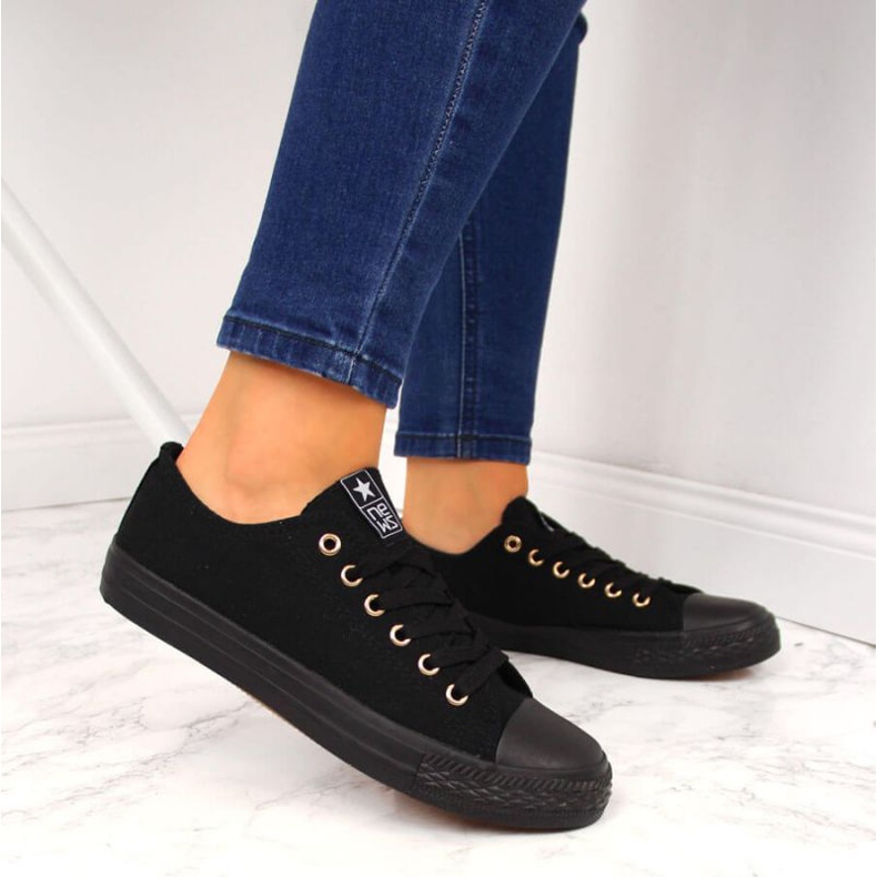 Sneakers basse NEWS W EVE130E nere nero 2