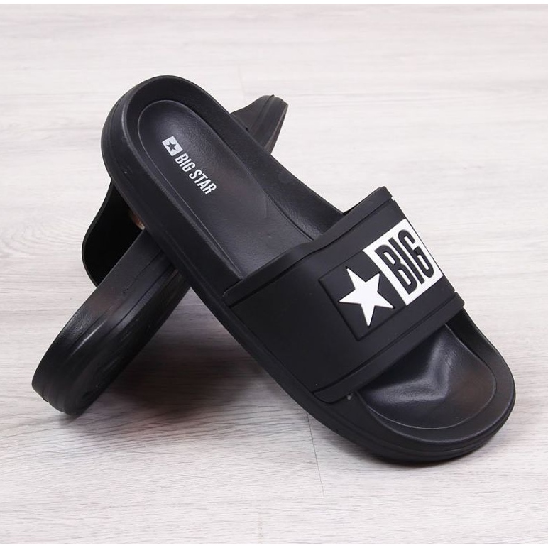 Ciabatte da spiaggia Big Star M DD174699 nere nero 1